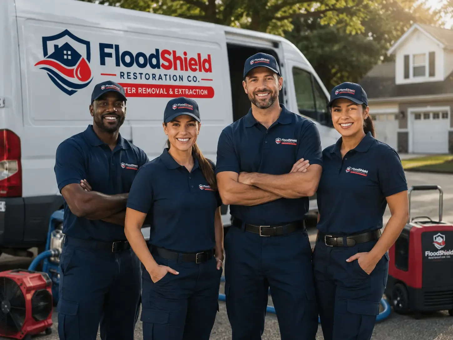 Flood Damage Restoration company in Mccomb, OH